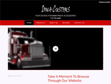 Tablet Screenshot of iowacustoms.com